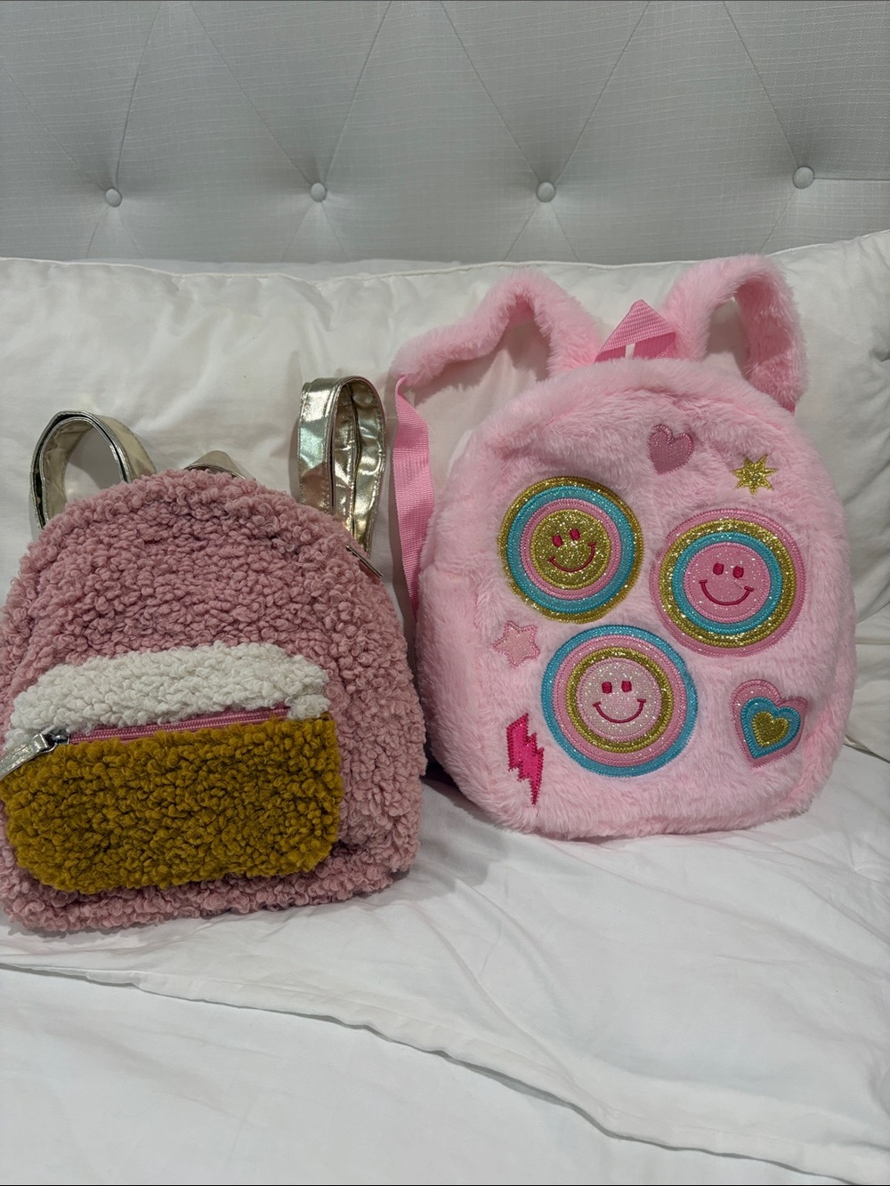 2 girls mini backpacks